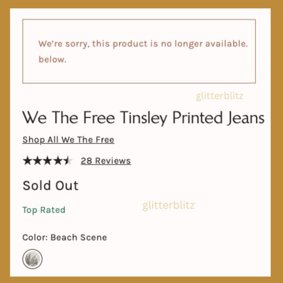 Free People We The Free Tinsley Baggy Jeans Beach Scene - Picture 9 of 14